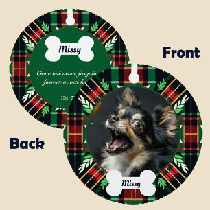 Adorno Metálico Se fue pero nunca olvidó el memorial Mascota