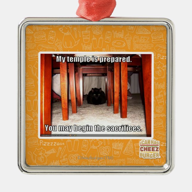 Adorno Metálico Se prepara mi templo (Frente)