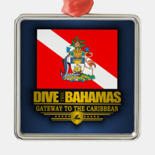 Adorno Metálico Se zambullen las Bahamas 2