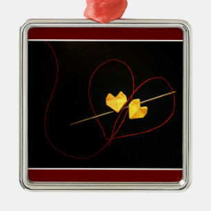 Adorno Metálico Secuencia roja del sino