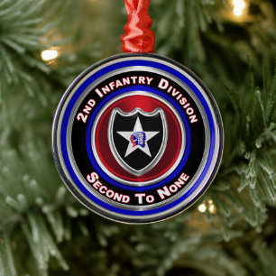 Adorno Metálico Segunda División de Infantería Keepsake Navidade