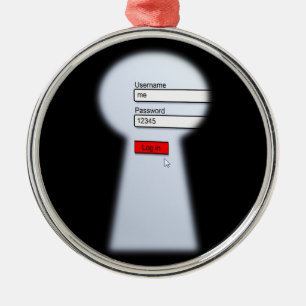 Adorno Metálico Seguridad de contraseña