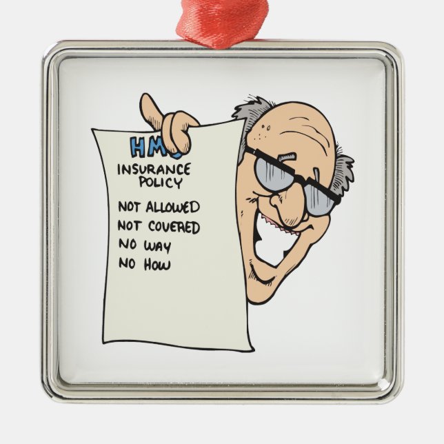 Adorno Metálico Seguro médico (Frente)