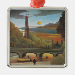 Adorno Metálico Seine & Eiffel Tower in the Sunset (París, Francia