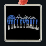 Adorno Metálico Selector de voleibol personalizado ADD NAME Team C<br><div class="desc">Jugador de voleibol personal AÑADIR NOMBRE Equipo de campeón Deportivo Diseño de atleta - Personalizar con su nombre o Personalizado de texto!</div>