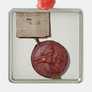 Adorno Metálico Sello de rey Richard I