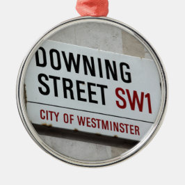 Adorno Metálico señal de Downing Street