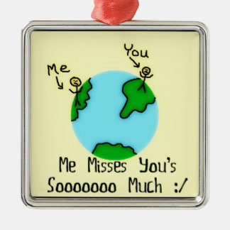 Adorno Metálico Sencillamente Te Extraño Personalizado