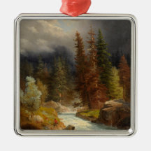 Senderismo junto a un río torrencial