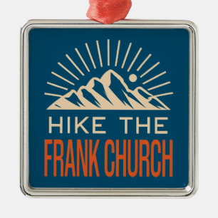 Adorno Metálico Senderismo La Iglesia de Frank Wilderness Idaho Su