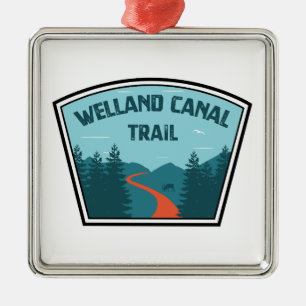 Adorno Metálico Sendero del Canal de Welland Ontario Canadá