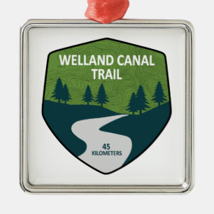 Adorno Metálico Sendero del Canal de Welland Ontario Canadá