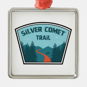 Adorno Metálico Sendero Silver Comet Georgia