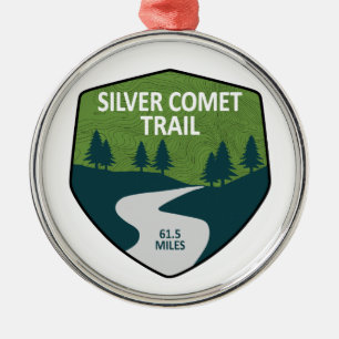 Adorno Metálico Sendero Silver Comet Georgia