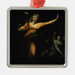 Adorno Metálico Señora Macbeth Sleepwalking, 1783 (aceite en lona)