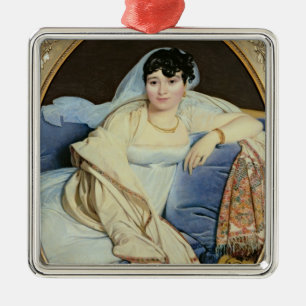 Adorno Metálico Señora Riviere Marie nee Francoise Jacquette