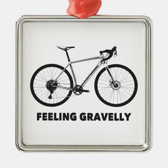 Adorno Metálico Sensación de ciclismo de gravedad (Frente)