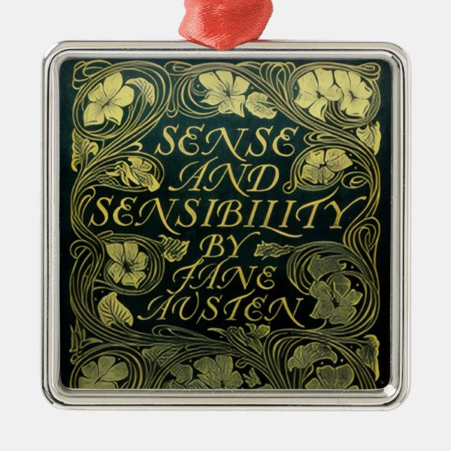 Adorno Metálico Sense and Sensibility Cover (Frente)