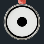 Adorno Metálico Sentido de serpiente<br><div class="desc">Este KAMON se llama "Janome" en Japón.</div>