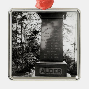 Adorno Metálico Sepulcro de Horatio Alger en Natick, Massachusetts