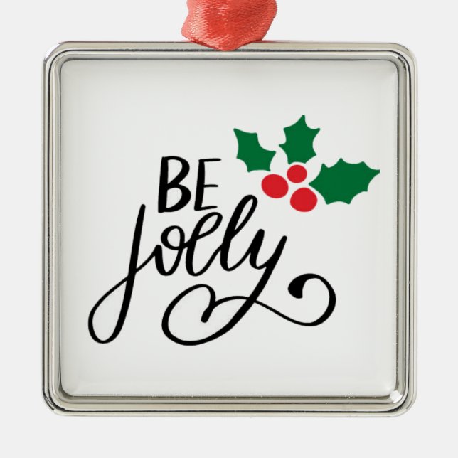 Adorno Metálico Ser alegre (Frente)