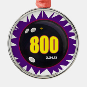 Adorno Metálico Serie 800 personalizada en Bowling,