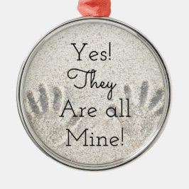 Adorno Metálico ¡Sí, son TODA LA mina! Familia grande