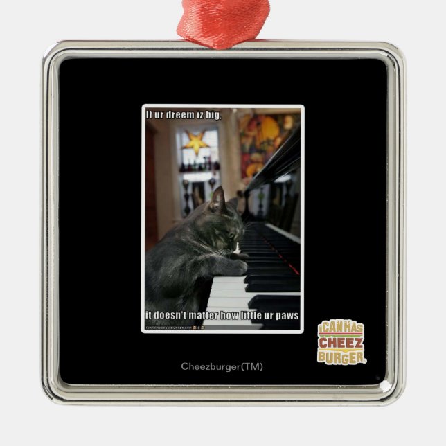 Adorno Metálico Si tu sueño es grande (Frente)