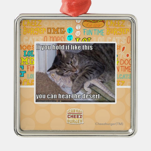 Adorno Metálico Si usted lo sostiene tenga gusto de esto (Frente)