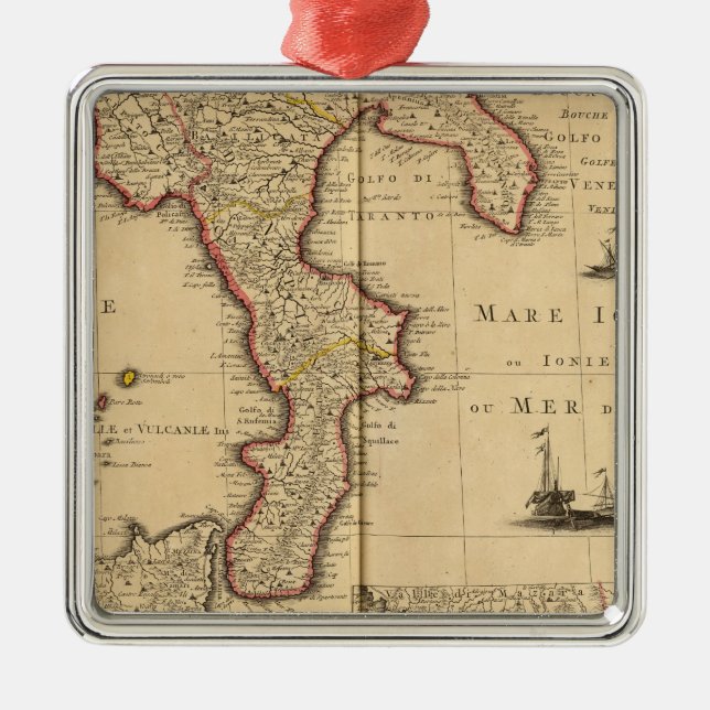 Adorno Metálico Sicilia Italia (Frente)