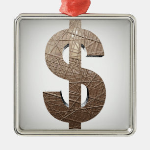 Adorno Metálico Signo de dólar