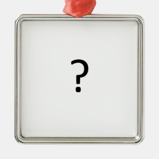 Adorno Metálico Signo de interrogación