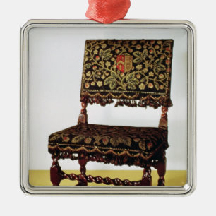 Adorno Metálico Silla con los ensanchadores espirales, fin del