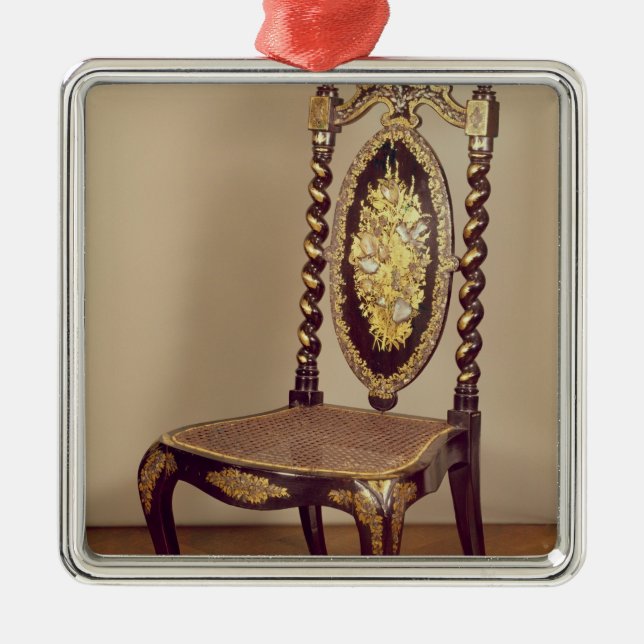 Adorno Metálico Silla, mediados del siglo XIX (Frente)