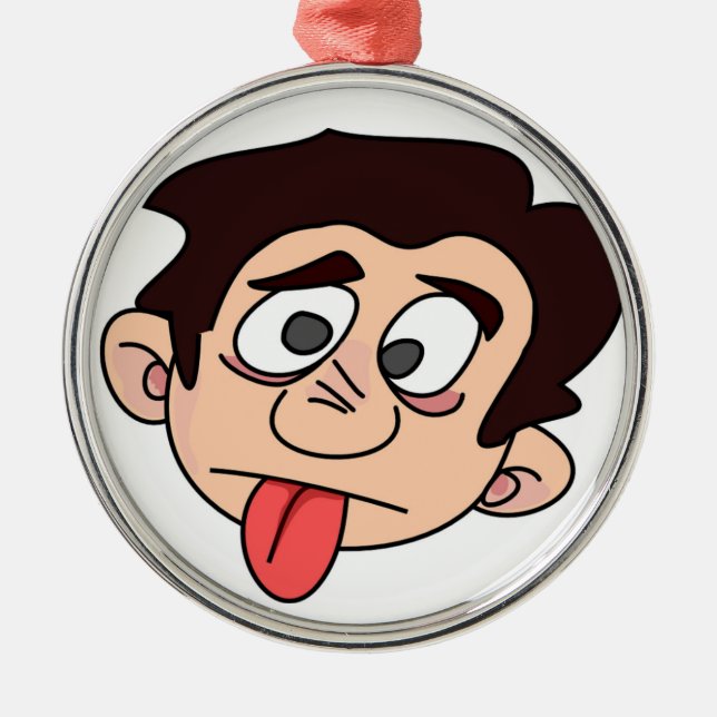 ADORNO METÁLICO SILLY MAN (Frente)