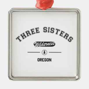 Adorno Metálico Silvestre de tres hermanas