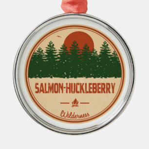 Adorno Metálico Silvicultura de Salmon-Huckleberry