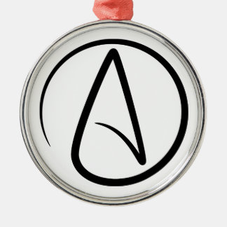 Adorno Metálico Símbolo de ateísmo - Signo ateo