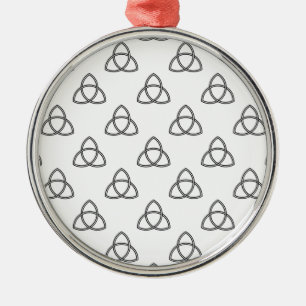 Adorno Metálico Símbolo de Triquetra Vesica