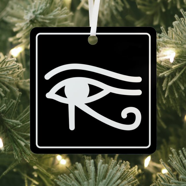 Adorno Metálico Símbolo egipcio Ojo de Horus (in situ)