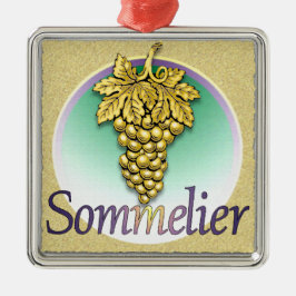 Adorno Metálico Símbolo sommelier