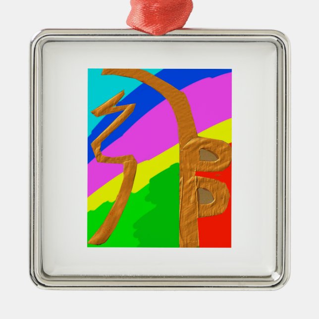 Adorno Metálico Símbolos principales puros de Reiki - LLAVE de SEI (Frente)