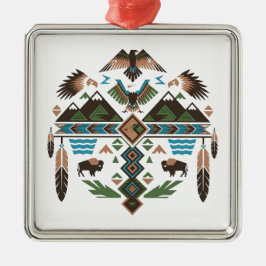 Adorno Metálico Símbolos sagrados