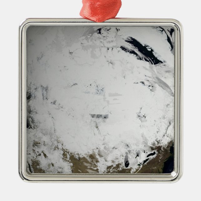 Adorno Metálico Simulación en nube de un solo día 2 (Frente)