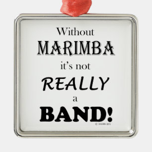 Adorno Metálico Sin el Marimba - banda