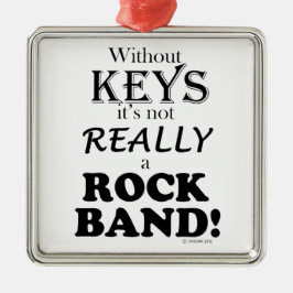 Adorno Metálico Sin llaves - Banda de rock