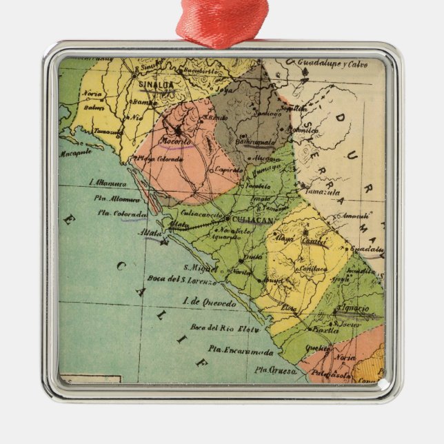 Adorno Metálico Sinaloa, México (Frente)