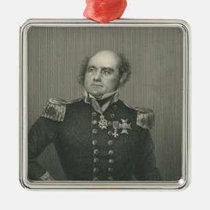 Adorno Metálico Sir Juan Franklin