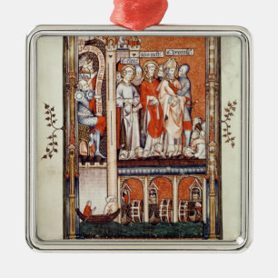 Adorno Metálico Sisinnius que muestra los cuerpos de otro