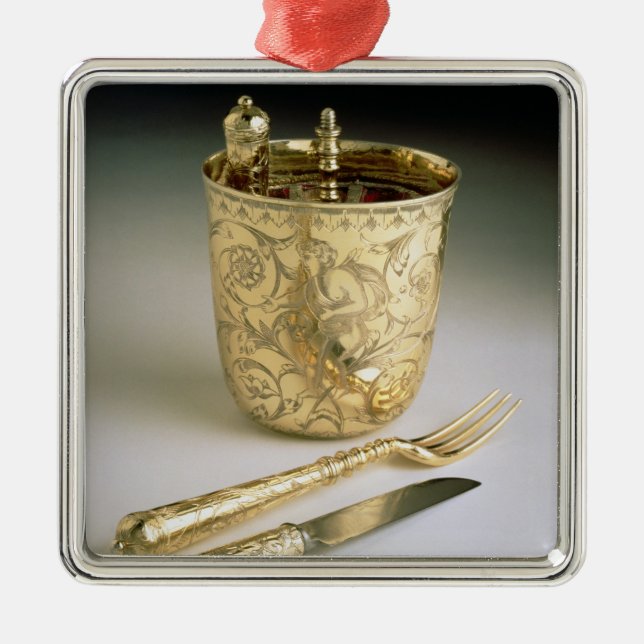 Adorno Metálico Sistema que viaja de un cuchillo, de una (Frente)